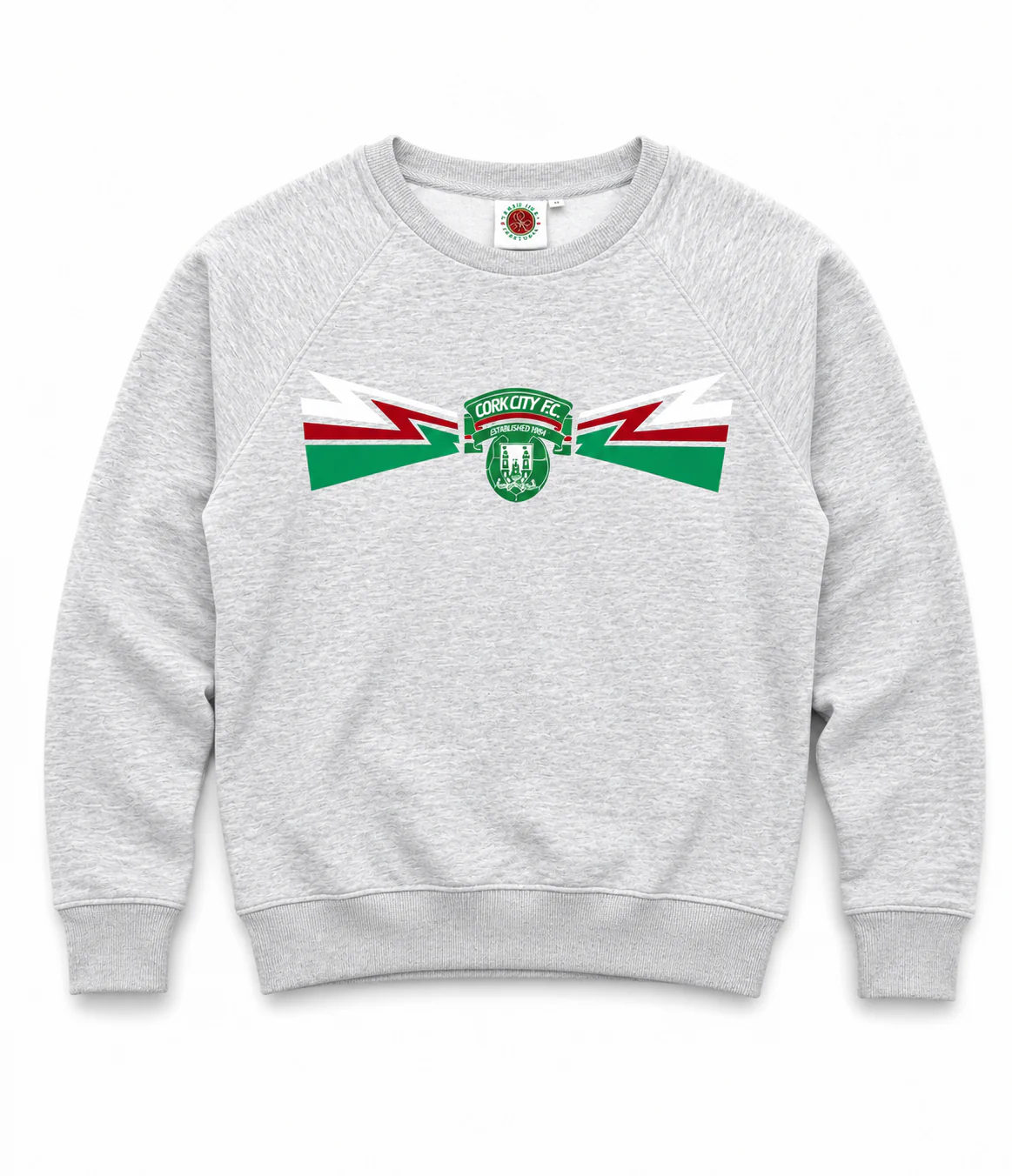 Cork City FC Classic Grey Crew Sweat